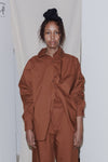 BASERANGE JURA Shirt SHJR-CO-AU23 Wine Red